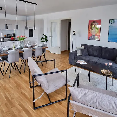 Apartmán Nxt Liv L Bergblick I 135 Qm I 2 Balkone L Kliniknah Bad Aibling